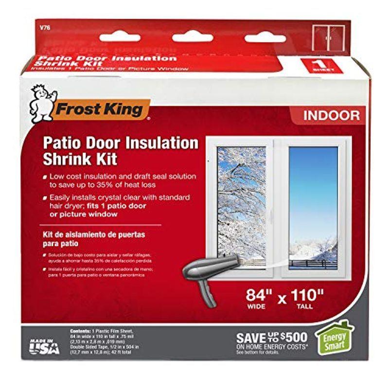 Frost King Shrink Film Window Insulation Kit For Patio Door Or Picture 2022072101220800694スピカ
