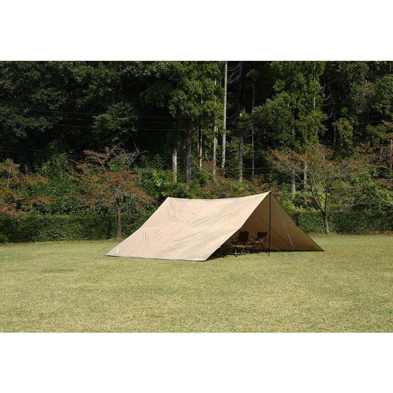 ユニフレーム UF ビック タープ 8×6 TAN タン　中古 ユニフレーム UF ビック タープ 8×6 TAN タン 中古 ユニフレーム