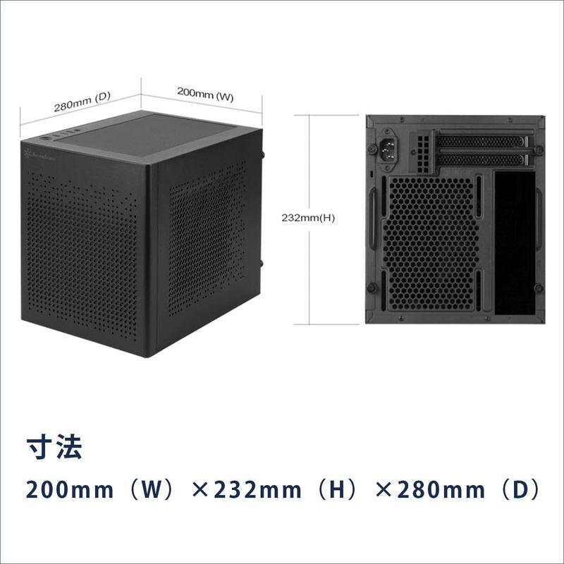 silverstone(シルバーストーン) SG16 水冷対応 ITXサイズ キューブ