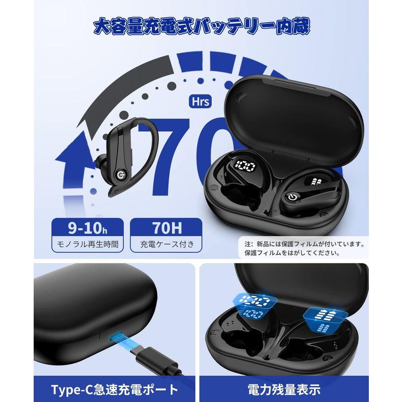 大特価❣️ 耳掛け式イヤホン Bluetooth 5.3 ワイヤレスイヤホン