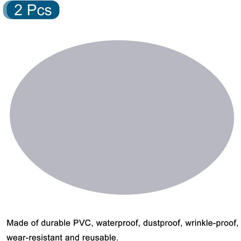 PATIKIL 200 mm 反射背景ボード 4個 PVC ディスプレイテーブルライザー シューティングプロップ ターンテーブル写真製品用 ブルー
