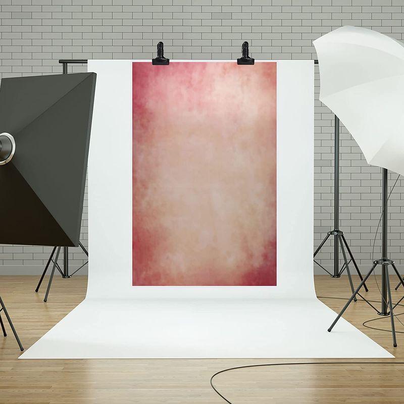 PATIKIL 125cmx80cm PE背景 シームレス 木製の床のテクスチャ 写真の背景 写真スタジオ用 ベージュ レッド