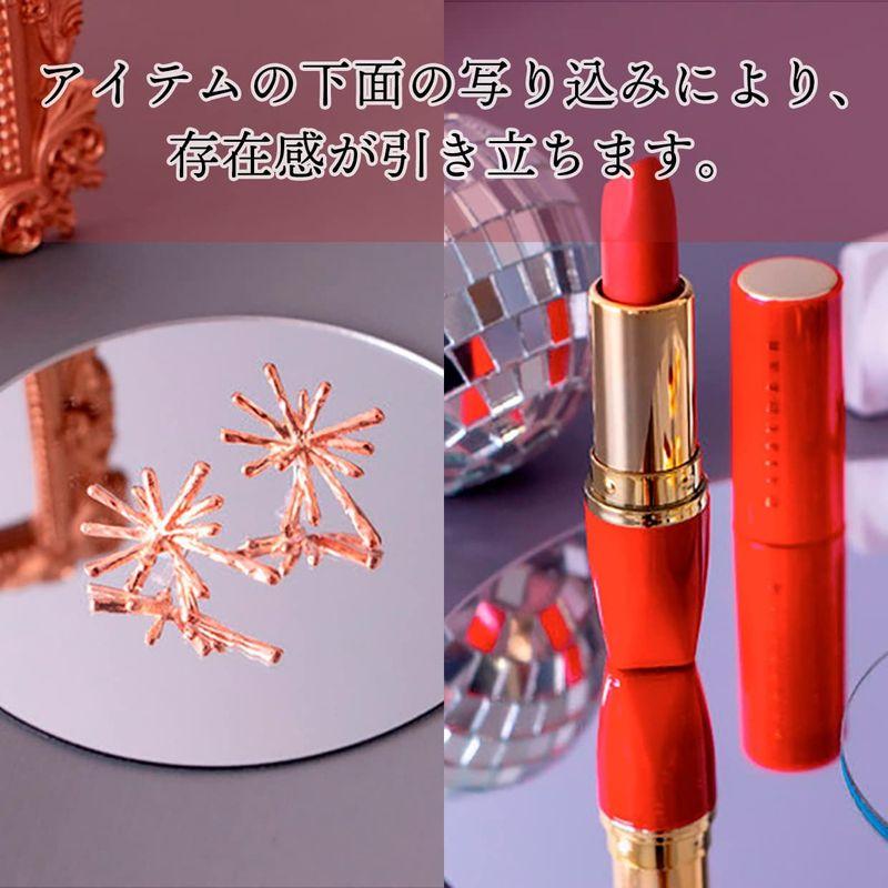 全商品オープニング価格撮影用 アクリルミラー 鏡 撮影 インスタ映え 商品 背景 (ラウンド(円)直径10cm) カメラアクセサリー PATIKIL 200 mm 反射背景ボード 2個 PVC ディスプレイテーブルライザー シューティングプロップ ターンテーブル写真製品用 グレー