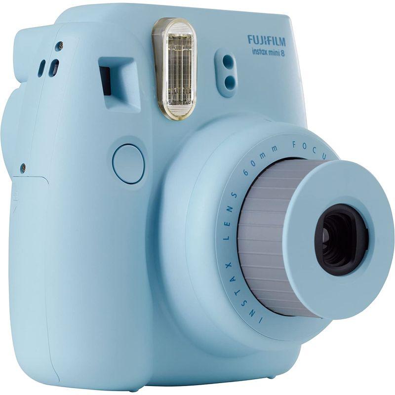 FUJIFILM インスタントカメラ チェキ Instax Mini 8ブルー NS MINI BLUE フィルムカメラ