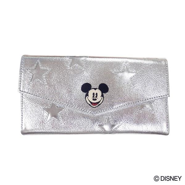 ミッキーマウス Accommode ディズニー D Xb631 Spica Store スターレザーウォレット 財布 Accommode Disney 長財布 Disney 本革 アコモデ