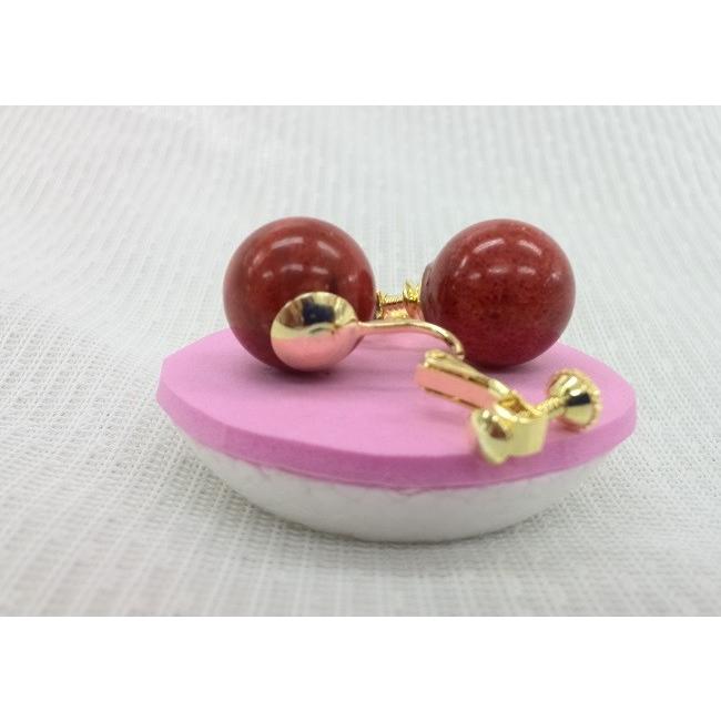 新品　K18 天然ボケ珊瑚 宝石サンゴイヤリングネジバネパーツ 新品 K18 天然ボケ珊瑚 宝石サンゴイヤリングネジバネパーツ 楽天市場