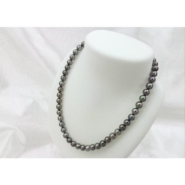 Pearl ツジモト真珠のタヒチの黒蝶真珠 フォーマルネックレス 