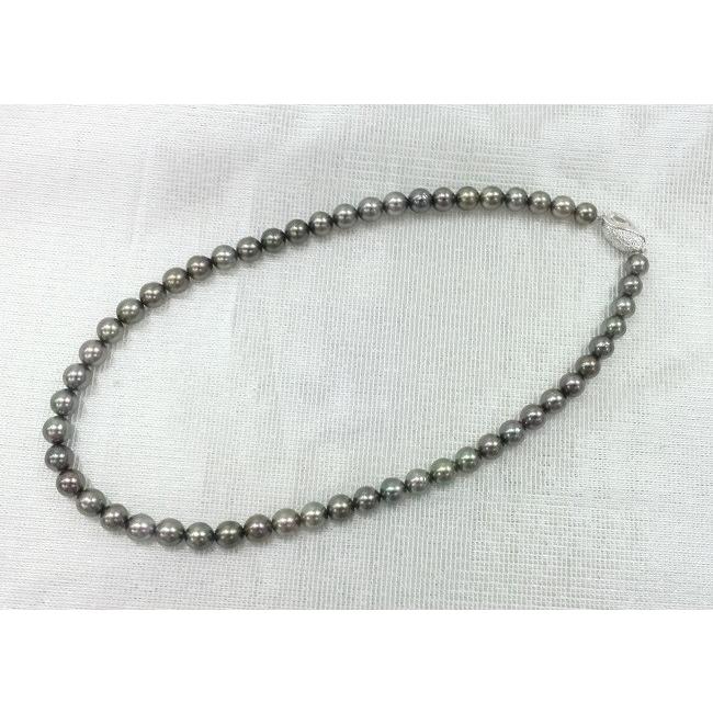 Pearl ツジモト真珠のタヒチの黒蝶真珠 フォーマルネックレス