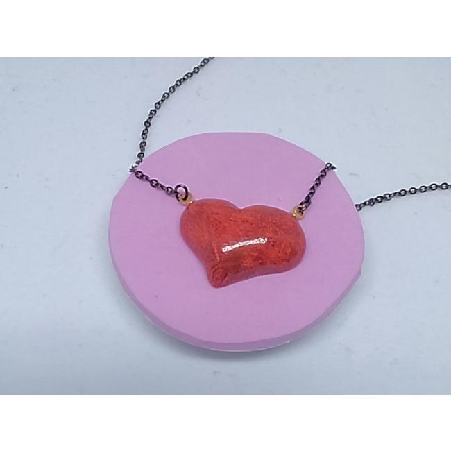 ツジモト真珠の本珊瑚 ネックレス アフリカ珊 ハート トップデザインネックレス 赤珊瑚 Nes015 スピカパール 通販 Yahoo ショッピング
