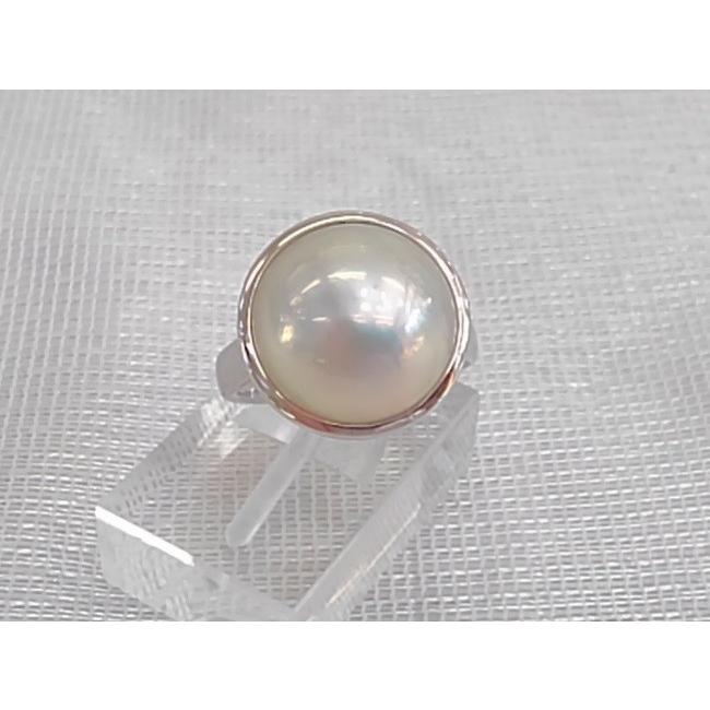 TASAKI（タサキ） マベパール リング SV製 15mm珠 指輪 フォーマル
