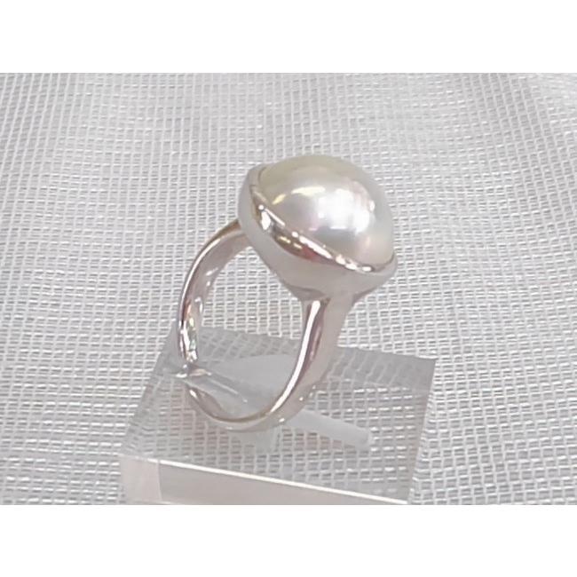 TASAKI（タサキ） マベパール リング SV製 15mm珠 指輪 フォーマル