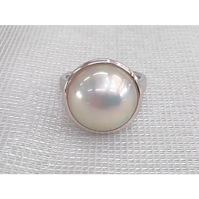 TASAKI（タサキ） マベパール リング SV製 15mm珠 指輪 フォーマル
