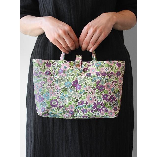 Floret London フローレットロンドン リバティプリント バッグインバッグ アーカイブ ライラック ブルー Spicaplus スピカプラス 通販 Yahoo ショッピング