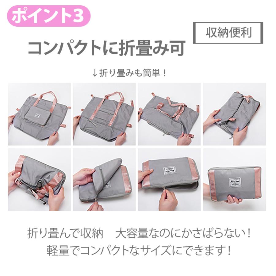 Malbon 防水衣類収納バッグ 大容量 軽量 ユニセックス✨ジム＆旅行対応 ボストンバッグ キャリーオンバック 折りたたみトラベルバッグ軽量防水
