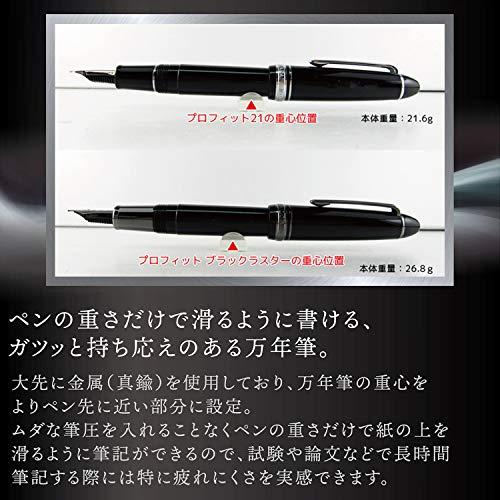 セーラー万年筆 万年筆 プロフィット ブラックラスター 細字 11-3048