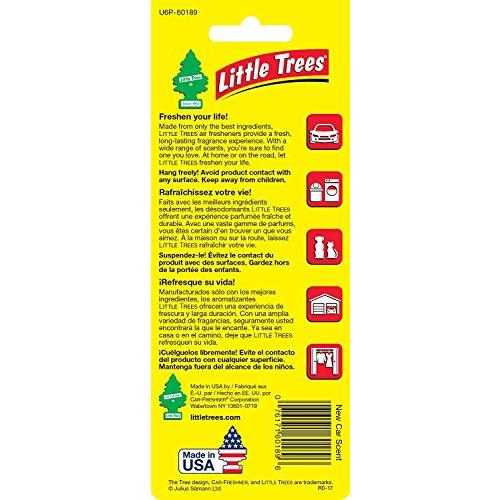 Little Trees リトルツリー エアフレッシュナー 芳香剤 新車の香り 6枚組 New Car Scent Air Freshener