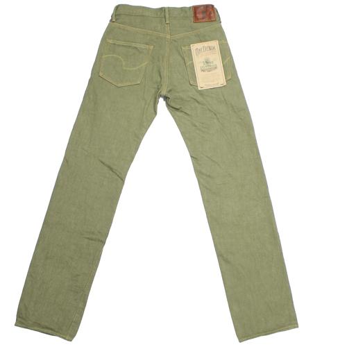 鬼デニム18ozオリーブデニムジーンズ「270-OLD18」 | 