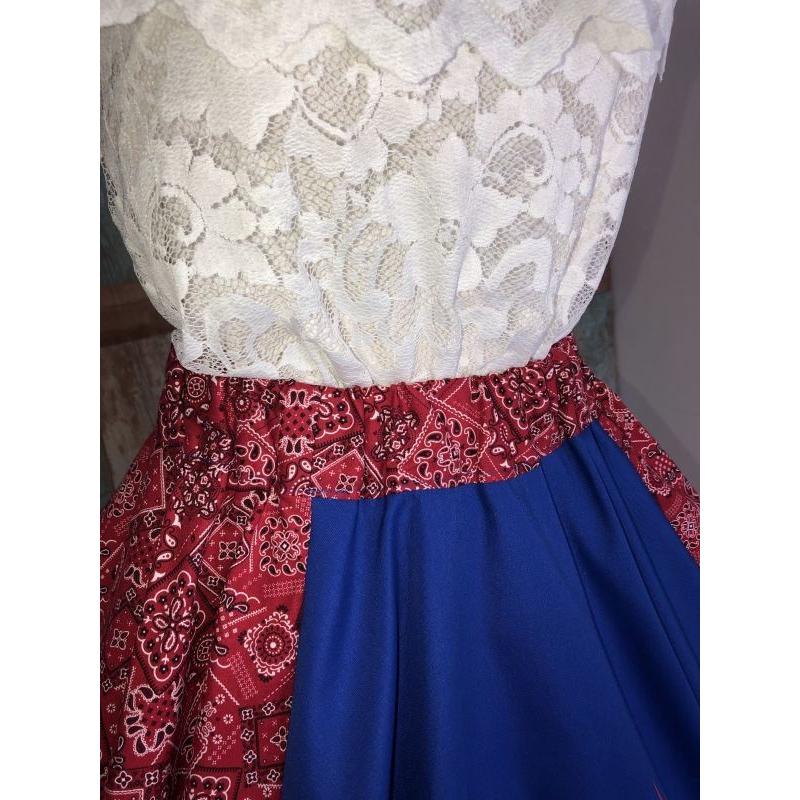 SpiceUp☆Groovyオリジナル☆カウガール柄サーキュラー50'sスカート