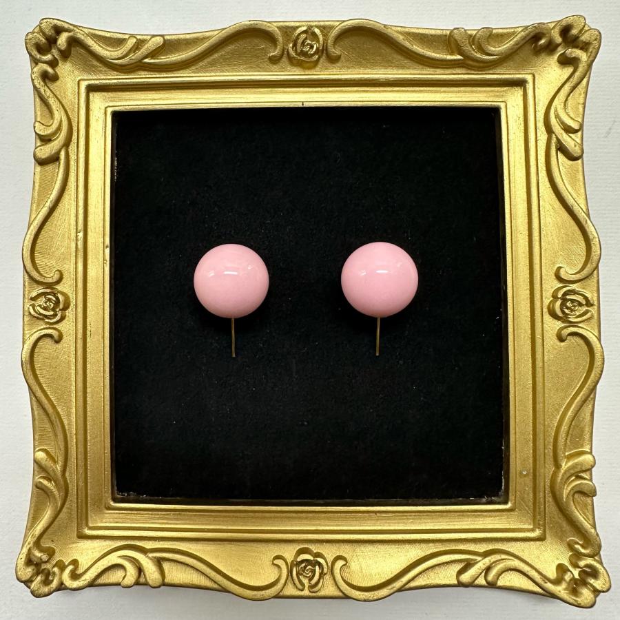 SpiceUp★Groovyオリジナル！10色展開♪キャンディーみたいな大玉ピアス☆★スイートピンク | 