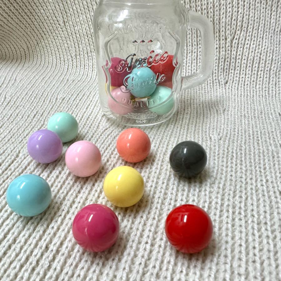 SpiceUp★Groovyオリジナル！10色展開♪キャンディーみたいな大玉ピアス☆★スイートピンク |  | 05