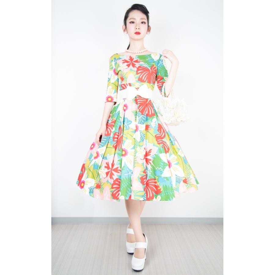 TWILL ツウィル ボリュームスリーブAラインワンピース ダンボール