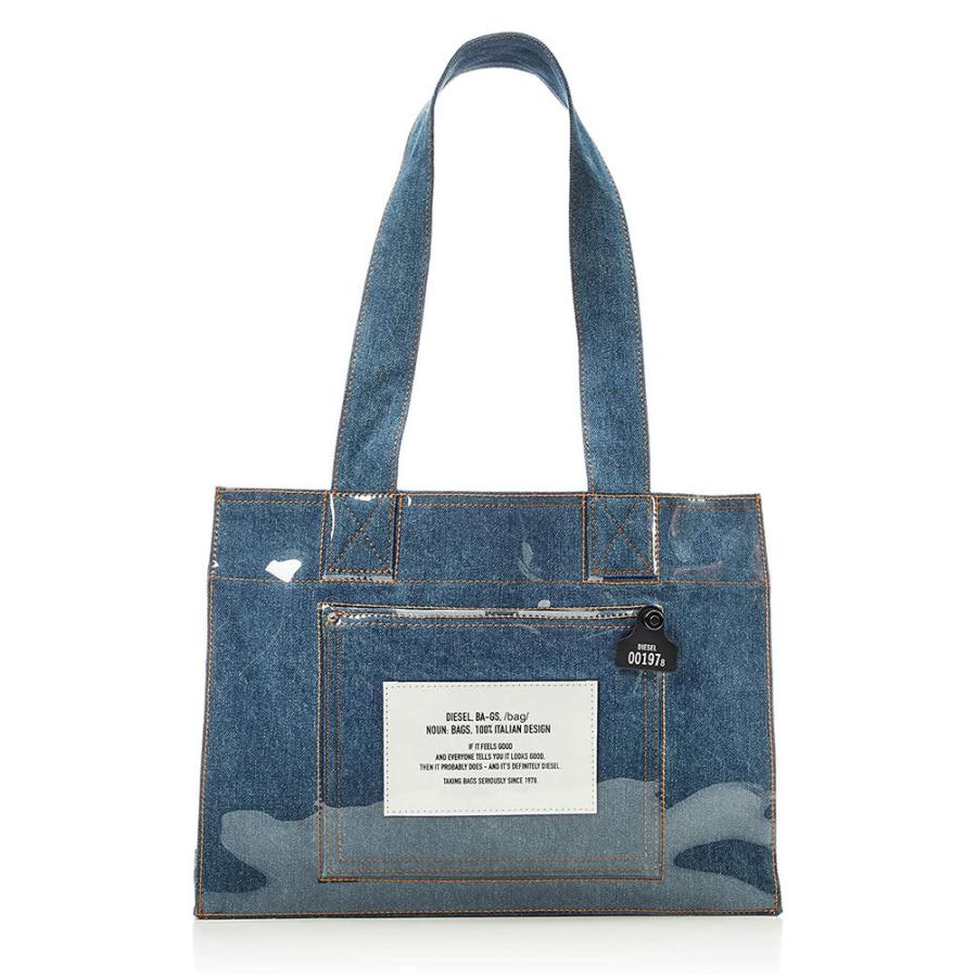 国内外の人気が集結 ショルダー Diesel トートバッグ Dsf5031 デニム クリア素材 M Shopper D Thisbag P2403 X ショルダーバッグ トートバッグ ディーゼル クリア デニム バッグ Www Universitaria Cl