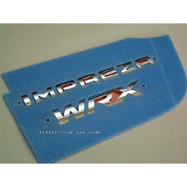 GRB GRF インプレッサWRX 北米仕様スバル純正リアエンブレム 