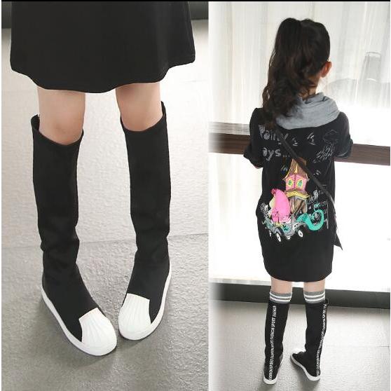 キッズ ブーツ 子供靴 シューズ 女の子 ロングブーツ キッズシューズ ダンスシューズ ヒップホップ イベント 長靴 ローヒール ハイブーツ Et Tx04 Spillhope 通販 Yahoo ショッピング
