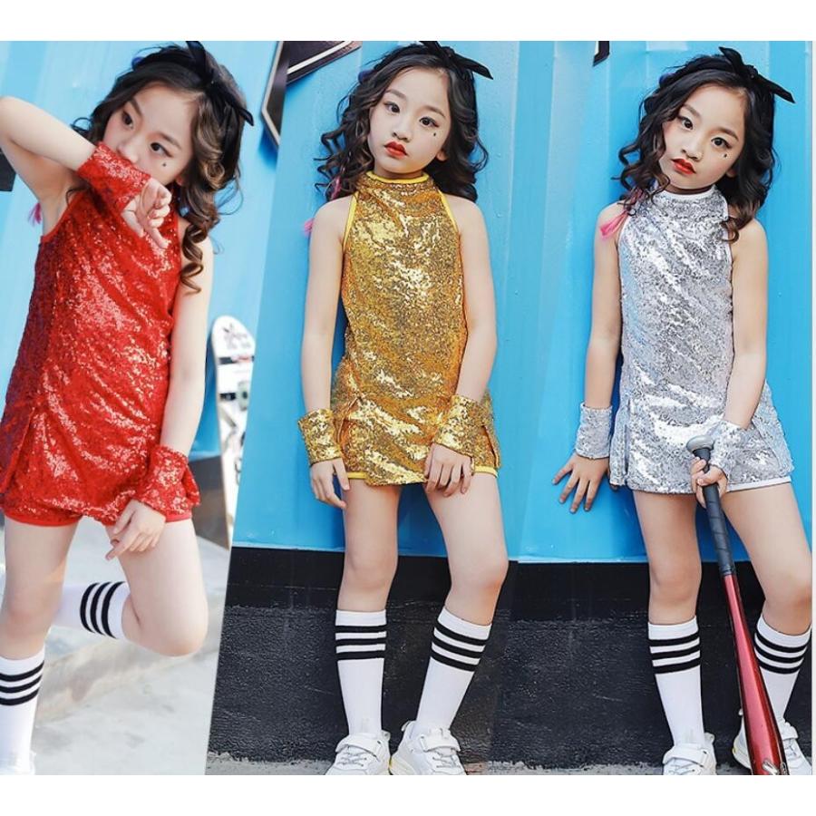 キッズ ヒップホップ ダンス衣装 キッズ ジャズダンス ワンピース スパンコール 舞台衣装 Hiphop 演出服 ステージ衣装 Etxh103 Spillhope 通販 Yahoo ショッピング