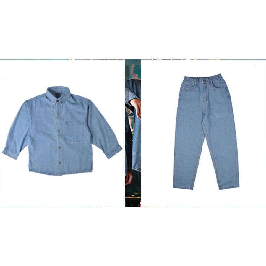 ダンス衣装 ヒップホップ キッズ ダンス衣装 Hiphop ジャズダンス デニムシャツ デニムパンツ セットアップ ステージ衣装 練習着 Etxh53 Spillhope 通販 Yahoo ショッピング