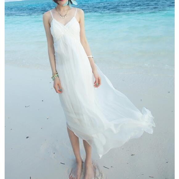 シルク ワンピース マキシワンピース ドレス ロング丈 絹 人気新作 春夏 ワンピ シンプル ノースリーブ キャミワンピ ボヘミア風 Lyq19 Spillhope 通販 Yahoo ショッピング