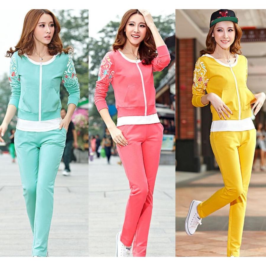 ジャージ レディース スポーツウェア スウェット 上下セット パーカー セットアップ 部屋着 運動着 ルームウェア パジャマ Nz Zt46 Spillhope 通販 Yahoo ショッピング