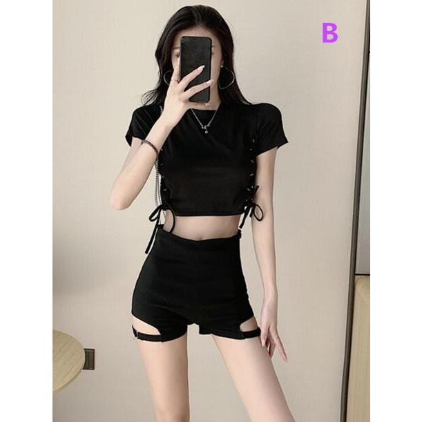 送料無料 ジャズダンスレディース 上下セット セパレート ヒップホップダンスウェア 演出服 ポールダンス コスチューム ｔシャツ パンツ 舞台 Xhn Tz68 Spillhope 通販 Yahoo ショッピング