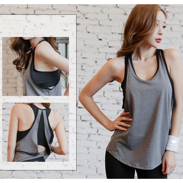 ヨガウェア レディース タンクトップ 春夏 ゆったり キャミソール フィットネス スポーツウェア ダンス ジム ヨガ服 運動 体操 ランニングウェア Yj W40 Spillhope 通販 Yahoo ショッピング