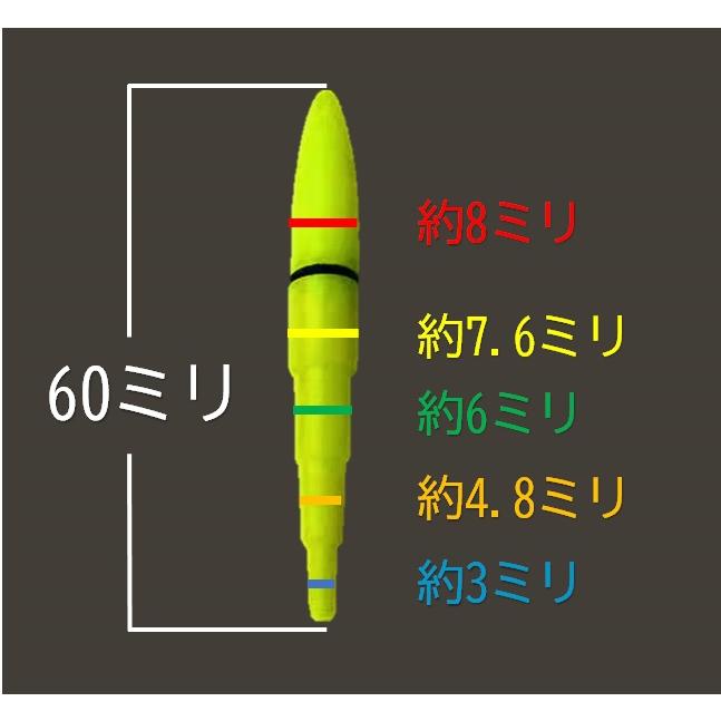 ウキトップ (8個セット電池10個付) トップマーカー 電気浮き 電気ウキ 夜釣り ライト 釣りフロート 海釣り 夜光ウキ LED 発光 ふかせ釣り デンケミ トップライト |  | 05