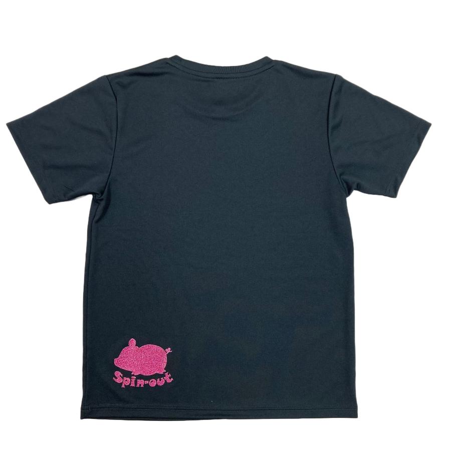＊＊レビューを書いてメール便送料無料＊＊　スピンアウト　ドライTシャツ　ミニブタ　メンズレディースM〜XL　テニスウエア |  | 02