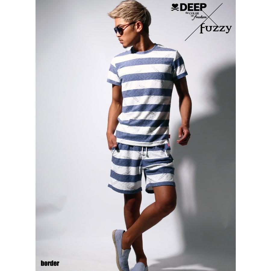 Deepxfuzzy総柄パイルtシャツ ビター系 Bitter ビタ男 お兄系 渋谷109men S 迷彩 カモ Camo ボーダー Border Or16dp002 Fuzzy渋谷109 通販 Yahoo ショッピング