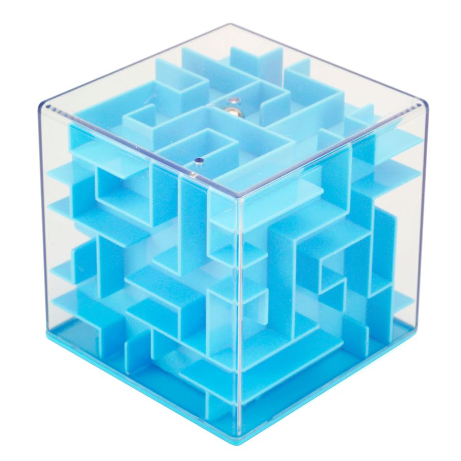 立方体の中のボールをゴールまで導く 【モーユー 3D迷宮パズル 貯金箱
