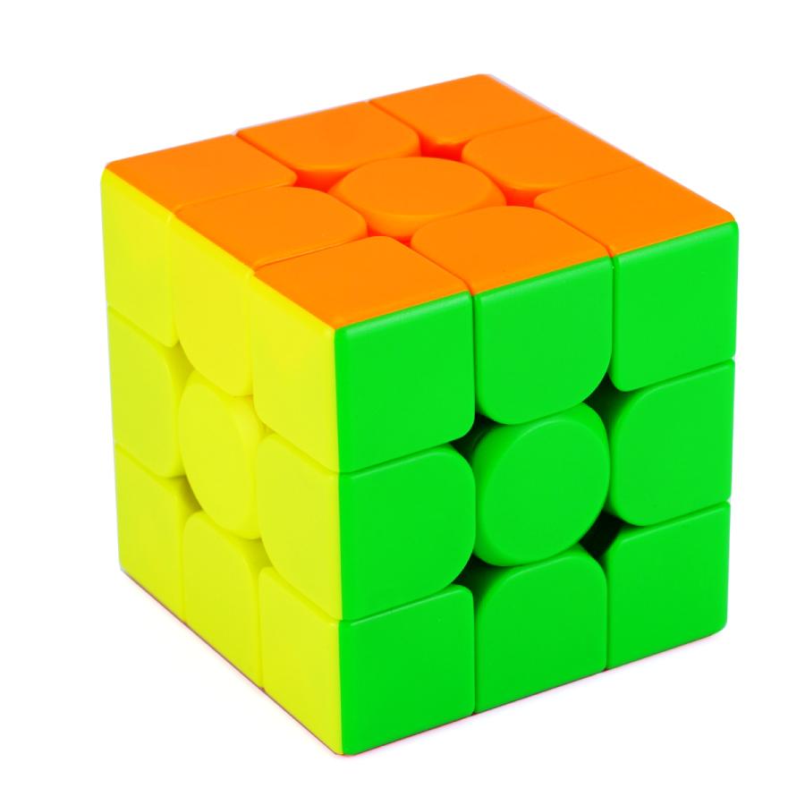 なめらかな動きとステッカーレス構造が特徴のキューブパズル