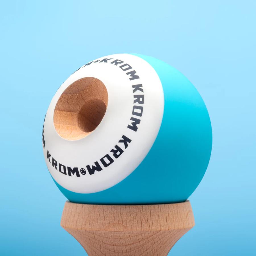 大きな皿で技が決まりやすい】 クロム POP ラバー 【競技用けん玉