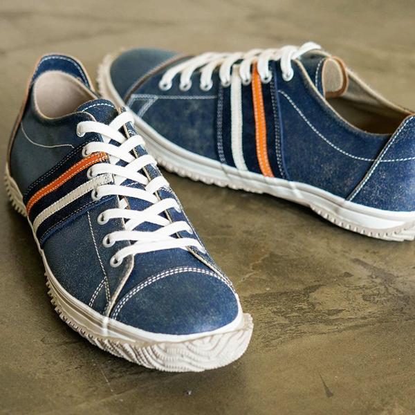 蒼　【新品】SPM-241 ネイビー スニーカー 41~42サイズ 新品】SPM-241 ネイビー スニーカー 41~42サイズ - メルカリ