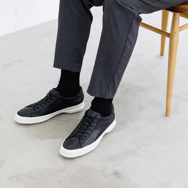 SPINGLE Biz ブラックレザー スニーカー M biz139black3.jpg