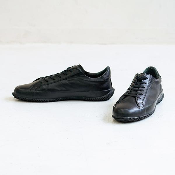 SPINGLE Biz ブラックレザー スニーカー M SPINGLE（スピングル） SPINGLE Biz (スピングルビズ) Biz-143 Black