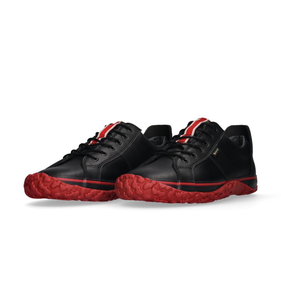 SPINGLE (スピングル) SP-1651 Black/Red ブラック/レッド メンズ レディース スニーカー レザースニーカー カンガルーレザー 日本製 広島の画像