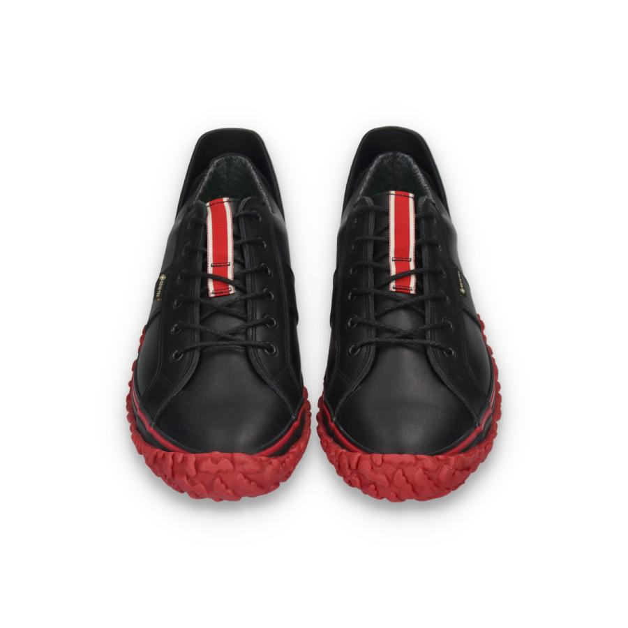 SPINGLE (スピングル) SP-1651 Black/Red ブラック/レッド メンズ レディース スニーカー レザースニーカー カンガルーレザー 日本製 広島の画像