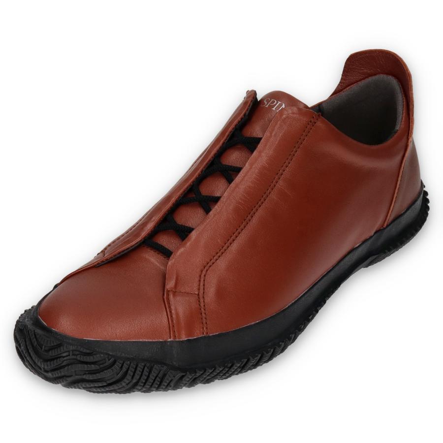 スピングル SPINGLE スニーカー SP-1048 レッドブラウン RED BROWN 151 SPINGLE（スピングル） SP-1048 Red Brown レッドブラウン メンズ