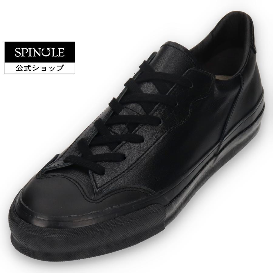 SPINGLE SP-1034 ブラック スニーカー SP-1034 Black | 国産ハンドメイド スニーカー スピングル