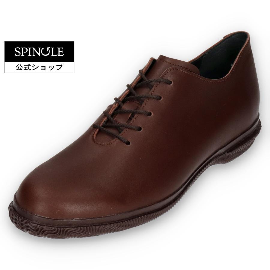 未使用級　スピングルビズ　レザースニーカー　ストレートチップ　ブラウン　1798 未使用級 スピングルビズ レザースニーカー ストレートチップ ブラウン