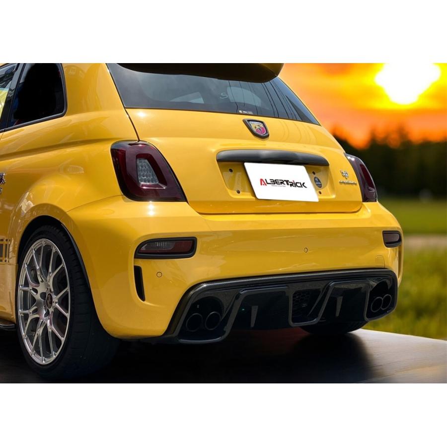 FIAT500＆ABARTH595/695(S4/S5) LEDテールレンズ/ダークレット+