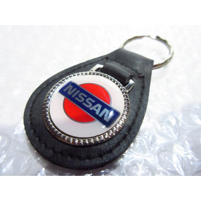 日産(旧ロゴ) 本皮キーホルダーS NISSAN【type4】 : スパイラルオート